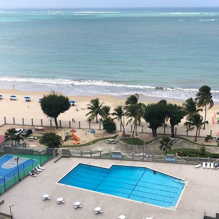 סן חואן Beach Front Beach View 1 Bedroom 2Bathroom Coral Beach Apt מראה חיצוני תמונה