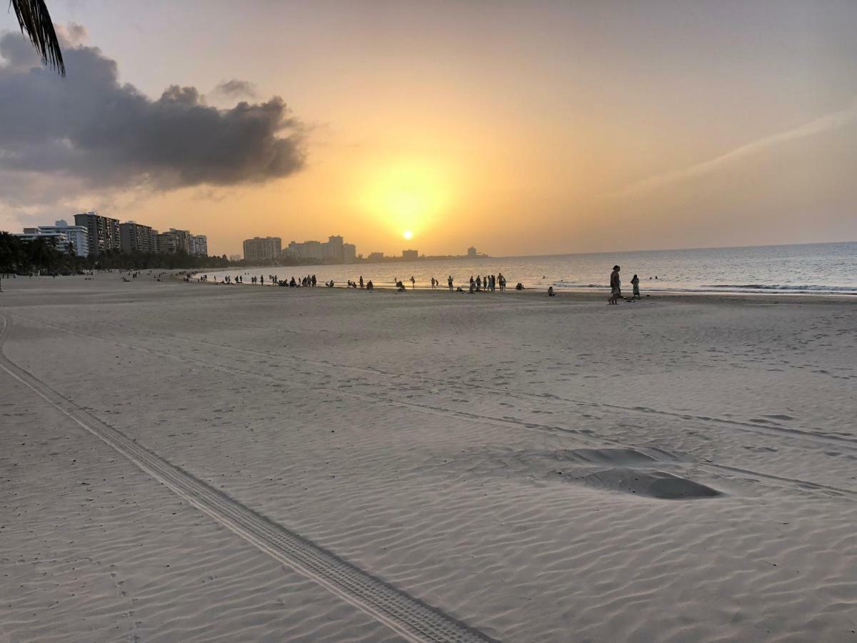 סן חואן Beach Front Beach View 1 Bedroom 2Bathroom Coral Beach Apt מראה חיצוני תמונה