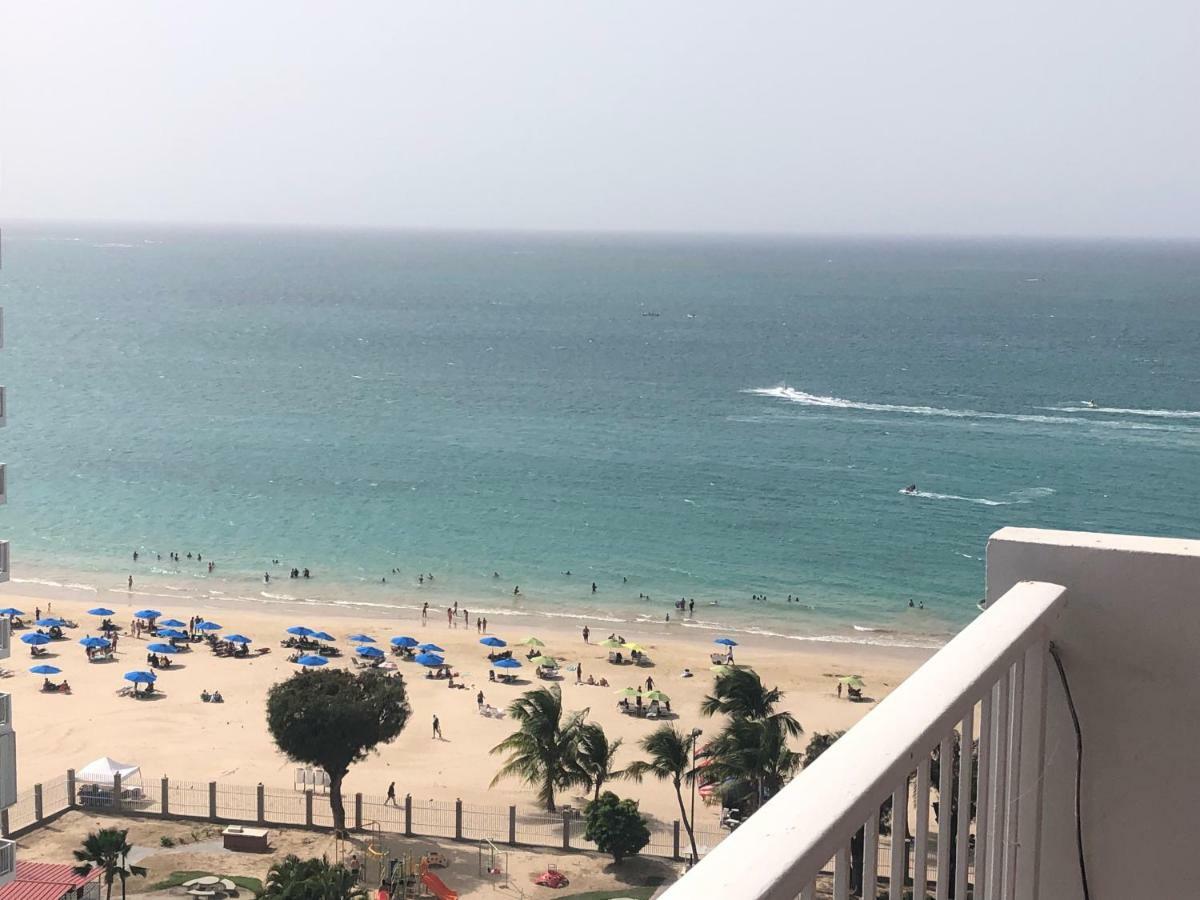 סן חואן Beach Front Beach View 1 Bedroom 2Bathroom Coral Beach Apt מראה חיצוני תמונה