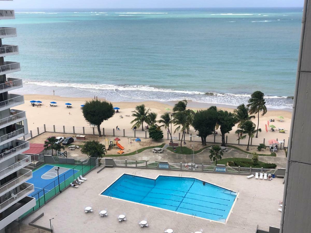 סן חואן Beach Front Beach View 1 Bedroom 2Bathroom Coral Beach Apt מראה חיצוני תמונה